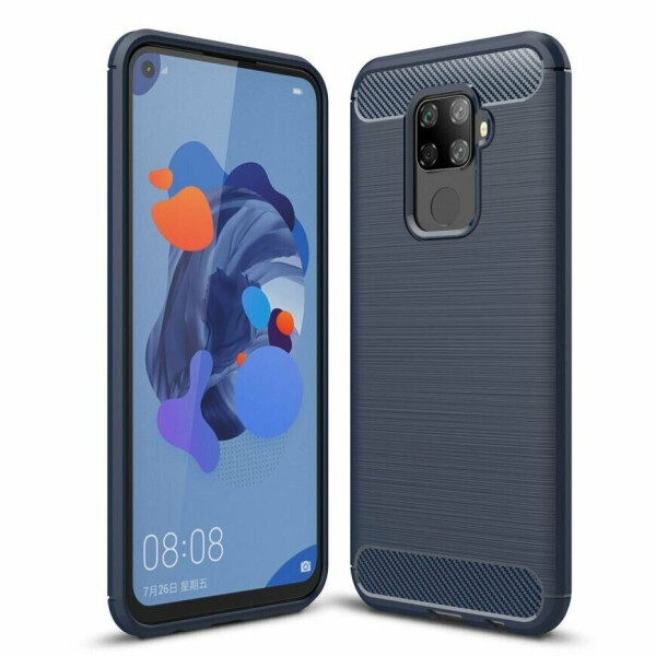 

Защитный чехол UniCase Carbon для Huawei Mate 30 Lite - Blue