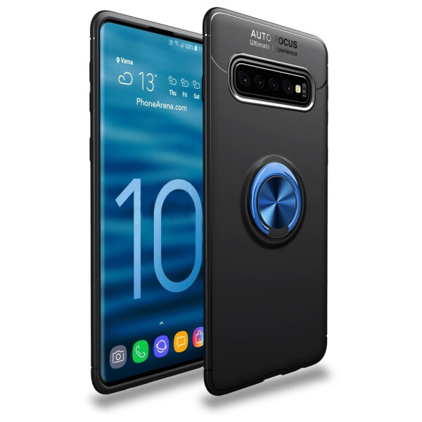 

Защитный чехол UniCase Magnetic Ring для Samsung Galaxy S10 - Black / Blue