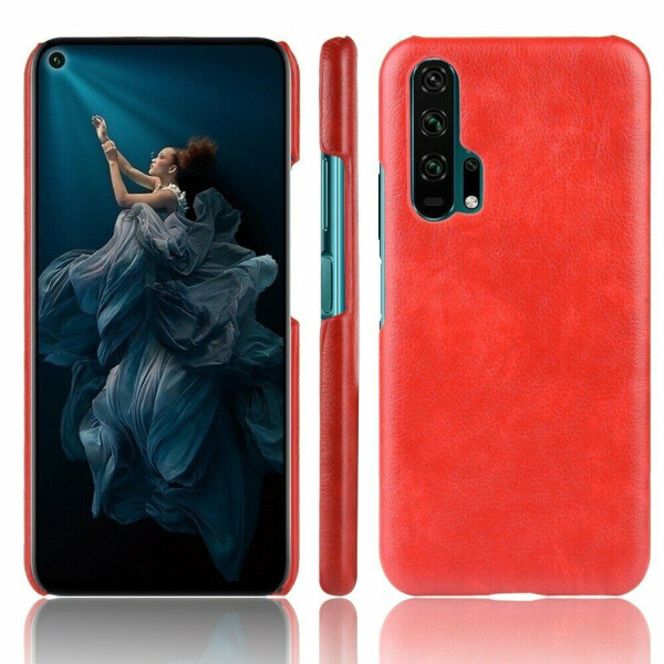 

Защитный чехол Deexe Leather Back Cover для Huawei Honor 20 Pro - Red