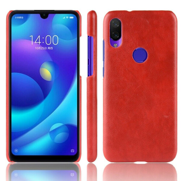 

Защитный чехол Deexe Leather Back Cover для Xiaomi Redmi Note 7 / Note 7 Pro - Red