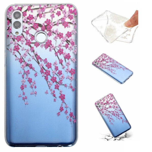 

Силиконовый (TPU) чехол Deexe Life Style для Huawei Honor 10 Lite - Blossom Flower