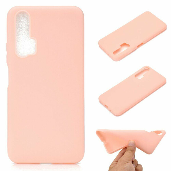 

Силиконовый (TPU) чехол Deexe Matte Case для Huawei Honor 20 Pro - Pink