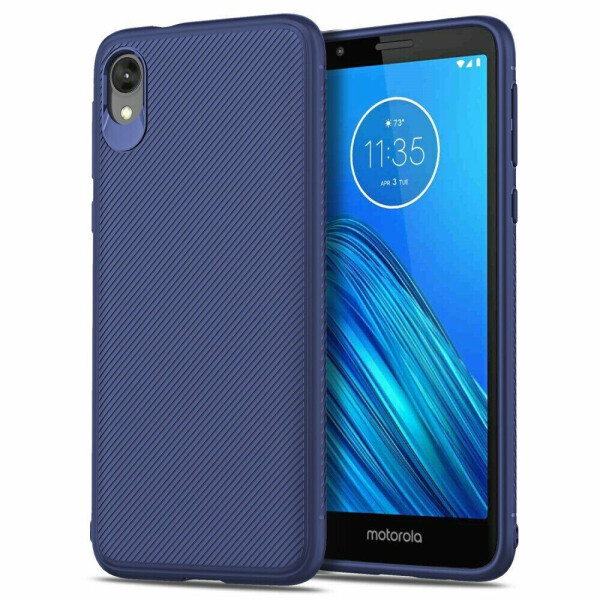 

Защитный чехол UniCase Twill Soft для Motorola E6 - Blue