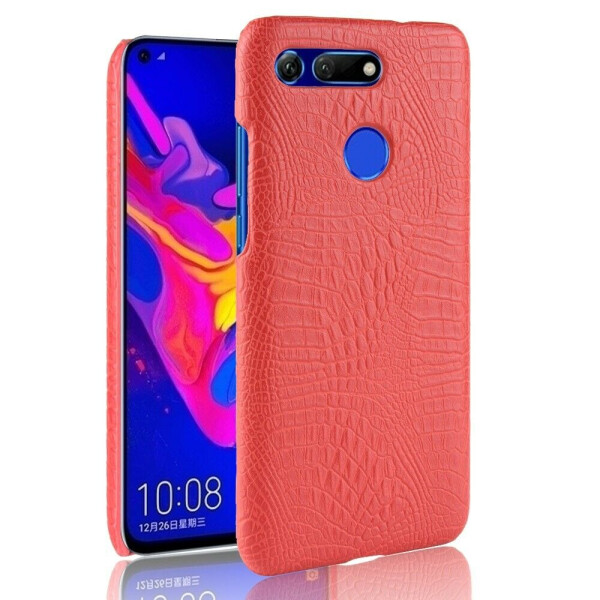 

Защитный чехол Deexe Croco Style для Huawei Honor V20 / View 20 - Red