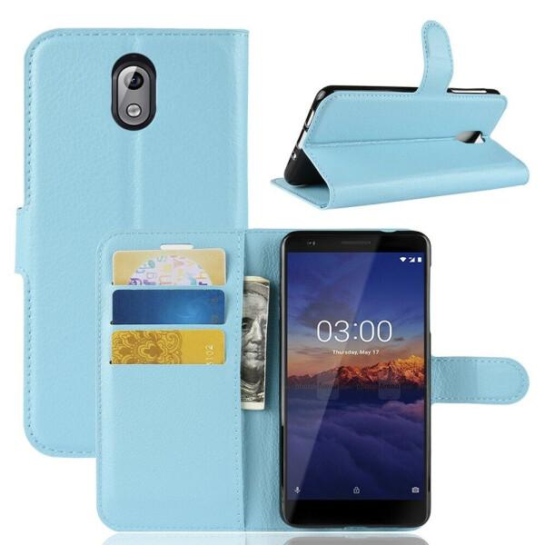 

Чехол-книжка Deexe Book Type для Nokia 3 2018 / Nokia 3.1 - Blue