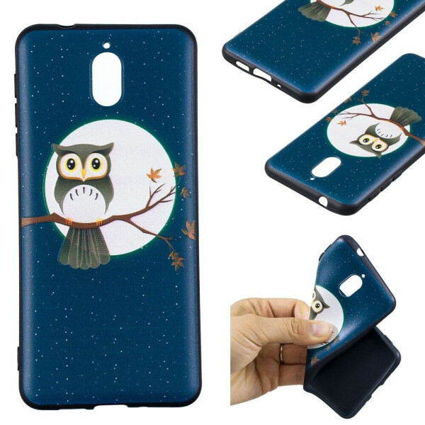 

Силиконовый (TPU) чехол UniCase Color Style для Nokia 3 2018 / Nokia 3.1 - Owl on the Branch