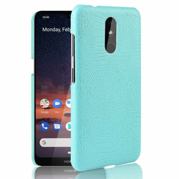 

Защитный чехол Deexe Croco Style для Nokia 3.2 - Cyan