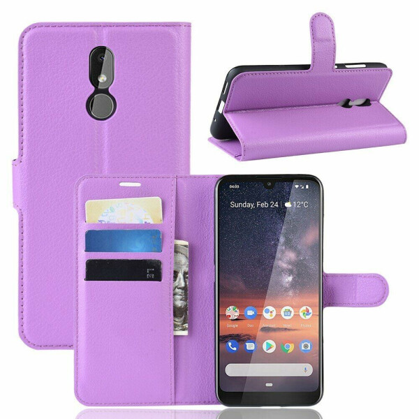 

Чехол-книжка Deexe Book Type для Nokia 3.2 - Purple