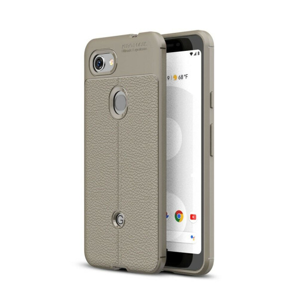

Защитный чехол Deexe Leather Cover для Google Pixel 3a - Grey