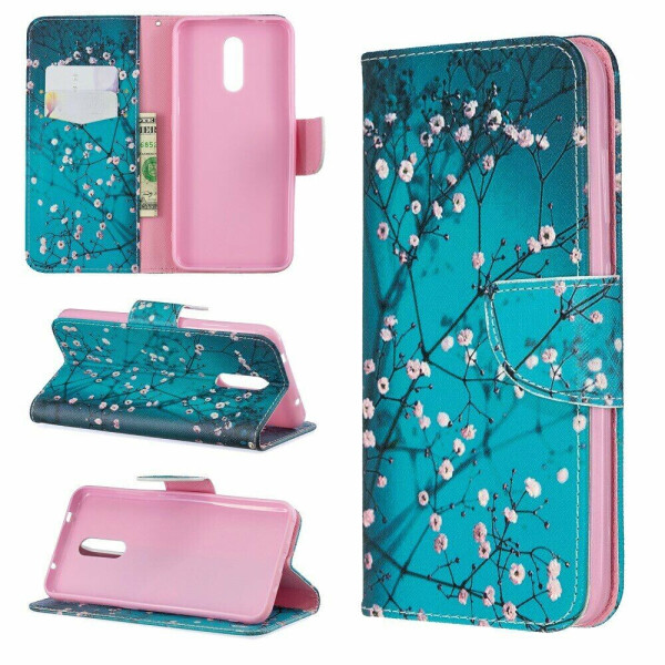 

Чехол-книжка Deexe Color Wallet для Nokia 3.2 - Tree with Flowers