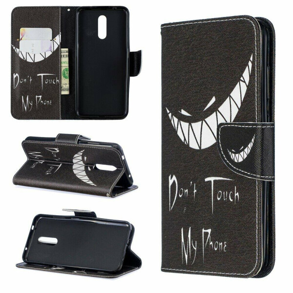 

Чехол-книжка Deexe Color Wallet для Nokia 3.2 - Do not Touch My Phone