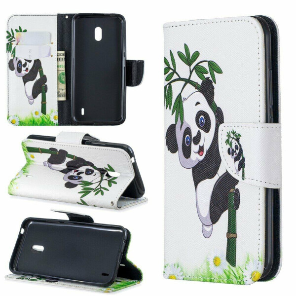 

Чехол-книжка Deexe Color Wallet для Nokia 2.2 - Panda Pattern