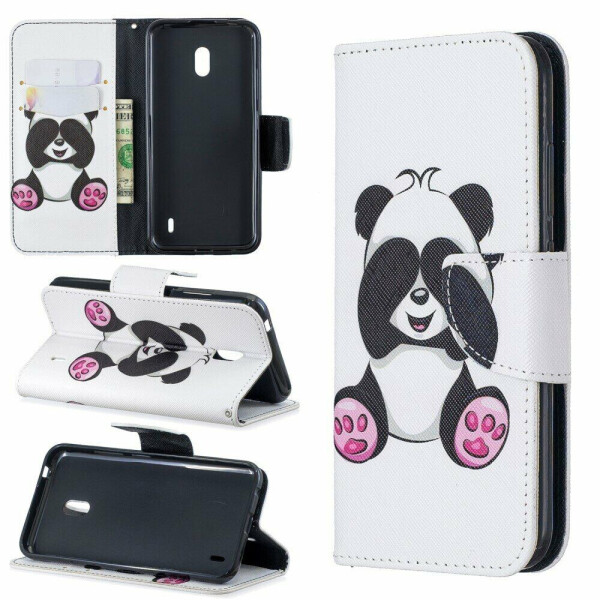 

Чехол-книжка Deexe Color Wallet для Nokia 2.2 - Cute Panda
