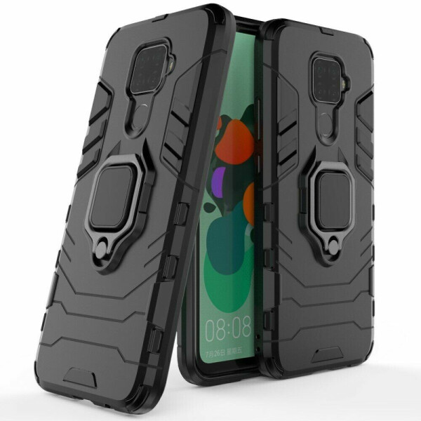 

Защитный чехол Deexe Hybrid Case для Huawei Mate 30 Lite - Black