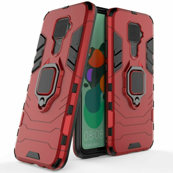 

Защитный чехол Deexe Hybrid Case для Huawei Mate 30 Lite - Red