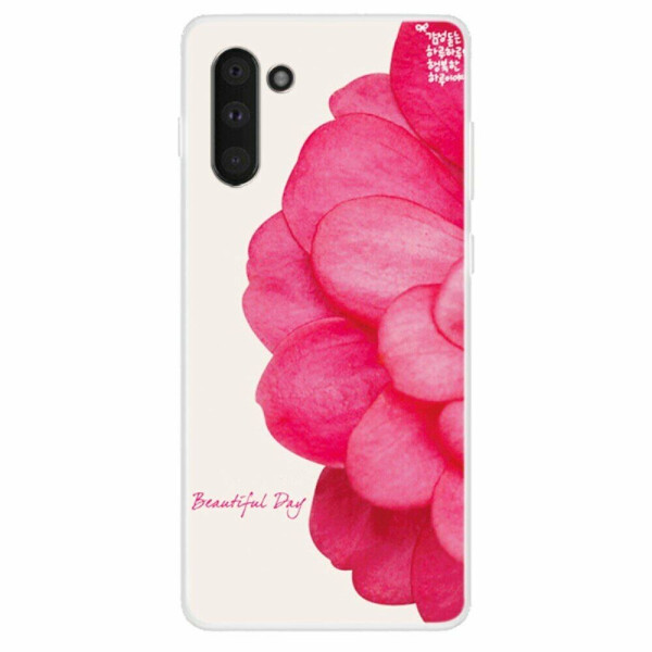 

Силиконовый (TPU) чехол Deexe Life Style для Samsung Galaxy Note 10 (N970) - Rose Flower