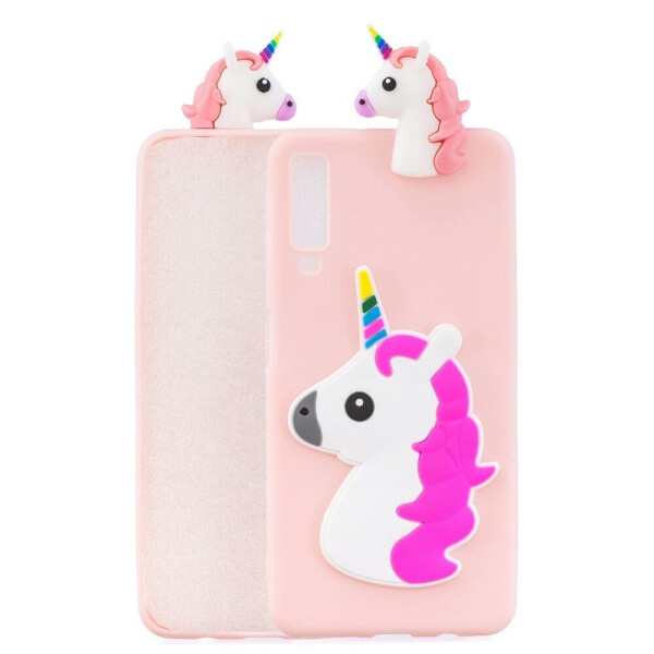 

Силиконовый (TPU) чехол UniCase 3D Pattern для Samsung Galaxy A7 2018 (A750) - Unicorn
