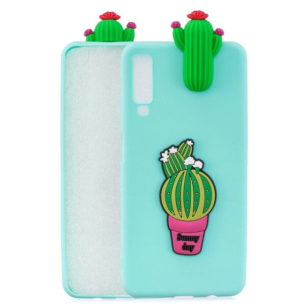 

Силиконовый (TPU) чехол UniCase 3D Pattern для Samsung Galaxy A7 2018 (A750) - Cactus