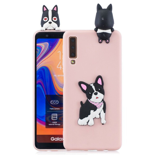 

Силиконовый (TPU) чехол UniCase 3D Pattern для Samsung Galaxy A7 2018 (A750) - Dog