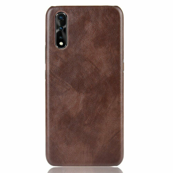 

Защитный чехол Deexe Leather Back Cover для VIVO V17 Neo - Coffee