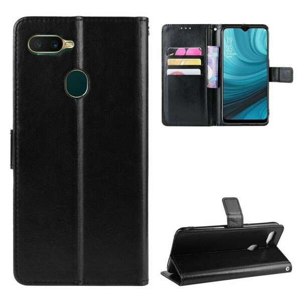 

Чехол-книжка Deexe Wallet Style для OPPO A5S - Black