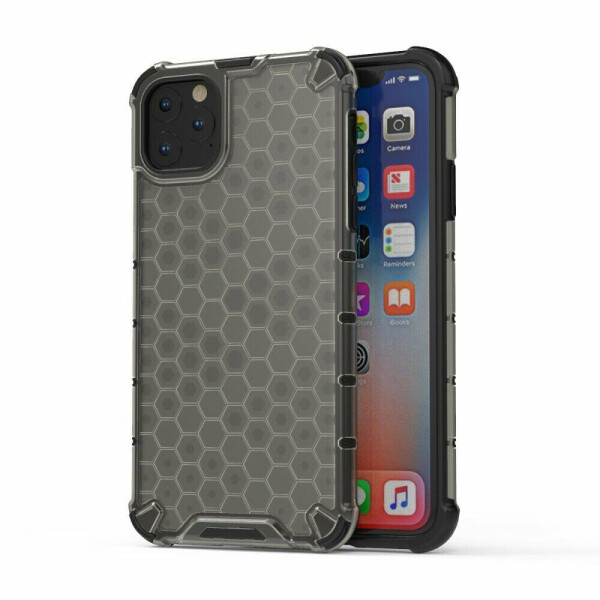 

Защитный чехол Deexe Honeycomb Series для Apple iPhone 11 Pro Max - Black