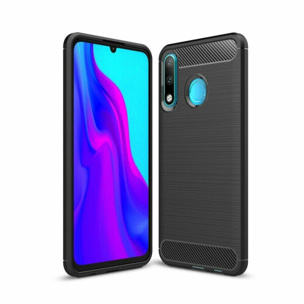 

Защитный чехол UniCase Carbon для Huawei P30 Lite - Black