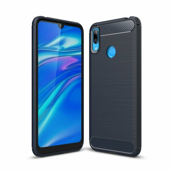 

Защитный чехол UniCase Carbon для Huawei Y7 (2019) - Dark Blue