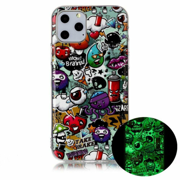 

Силиконовый (TPU) чехол Deexe LumiCase для Apple iPhone 11 Pro - Cartoon Luminous TPU