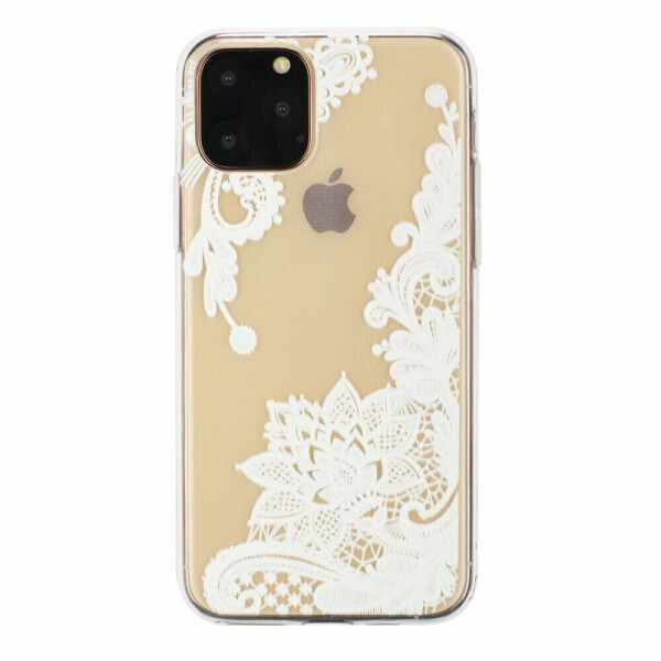 

Силиконовый (TPU) чехол Deexe Pretty Glossy для Apple iPhone 11 Pro - Lace Flower