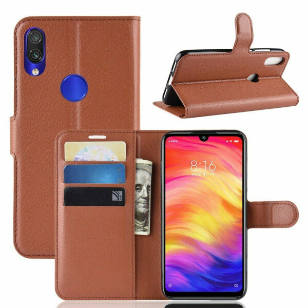 

Чехол-книжка Deexe Book Type для Xiaomi Redmi Note 7 / Note 7 Pro - Brown