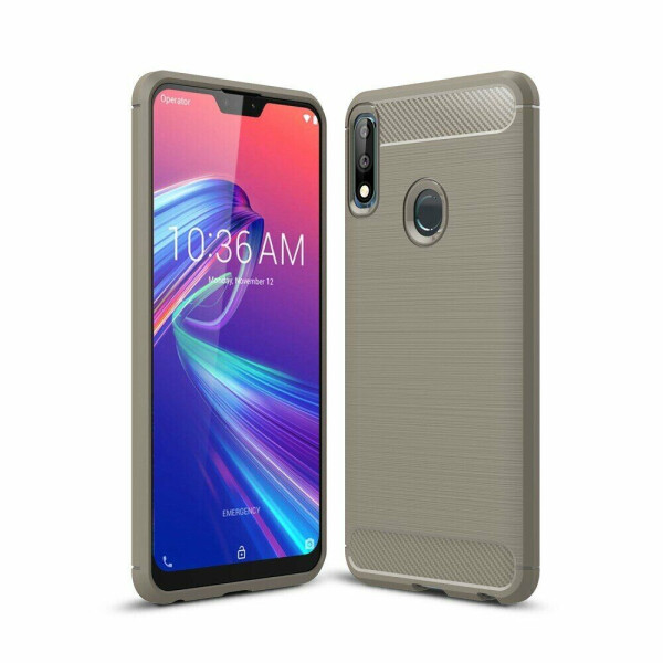 

Защитный чехол UniCase Carbon для ASUS Zenfone Max Pro (M2) ZB631KL - Grey