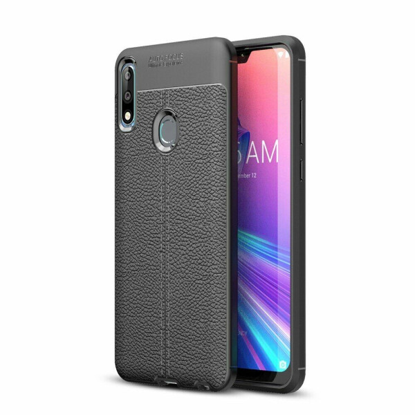 

Защитный чехол Deexe Leather Cover для ASUS Zenfone Max Pro (M2) ZB631KL - Black