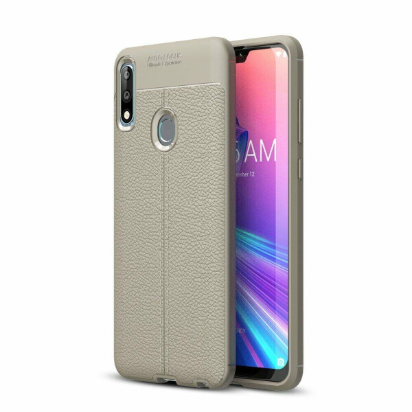 

Защитный чехол Deexe Leather Cover для ASUS Zenfone Max Pro (M2) ZB631KL - Grey