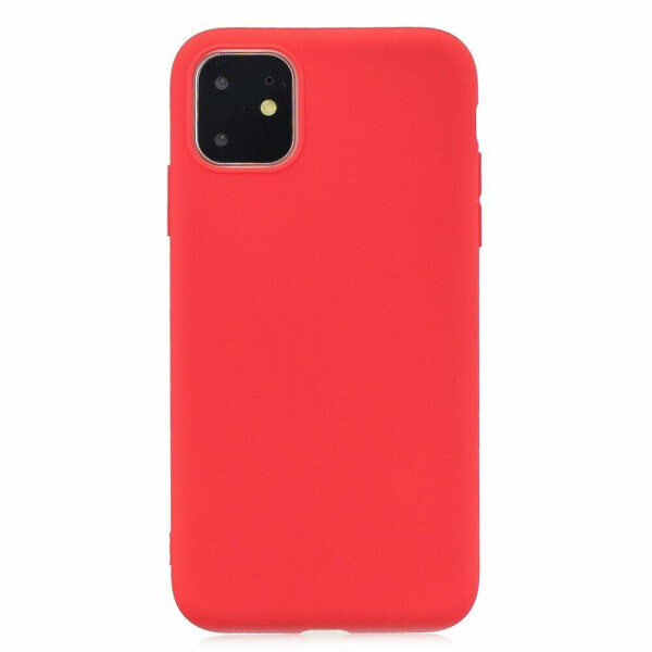 

Силиконовый (TPU) чехол Deexe Matte Case для Apple iPhone 11 Pro - Red