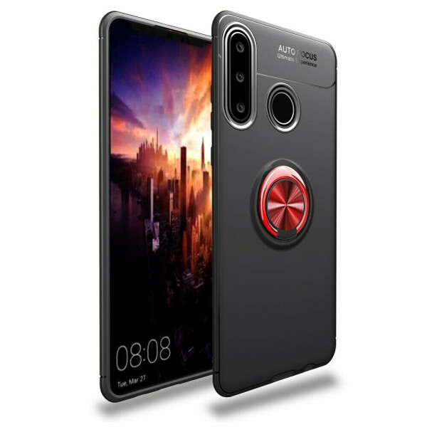 

Защитный чехол UniCase Magnetic Ring для Huawei P30 Lite - Black / Red
