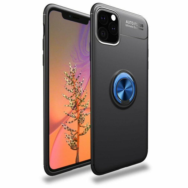 

Защитный чехол UniCase Magnetic Ring для Apple iPhone 11 Pro Max - Black / Blue