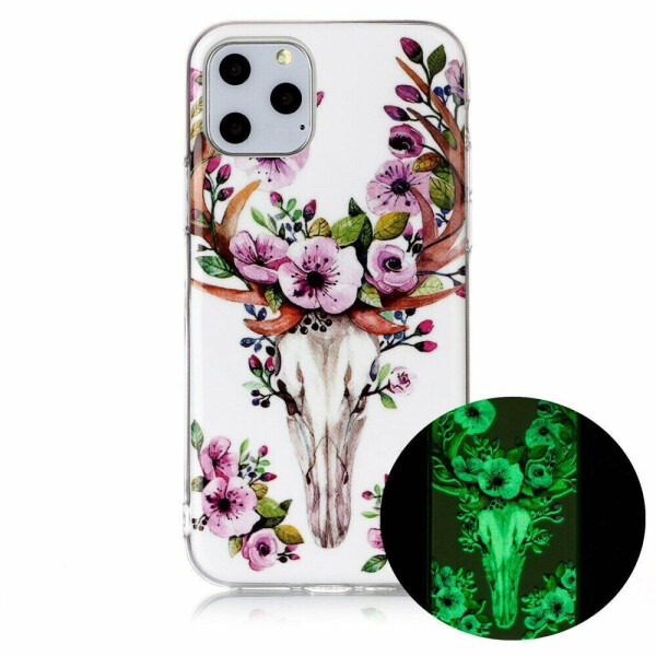 

Силиконовый (TPU) чехол Deexe LumiCase для Apple iPhone 11 Pro Max - Flowered Elk