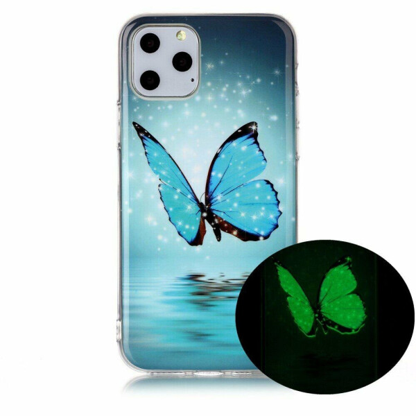 

Силиконовый (TPU) чехол Deexe LumiCase для Apple iPhone 11 Pro Max - Blue Butterfly