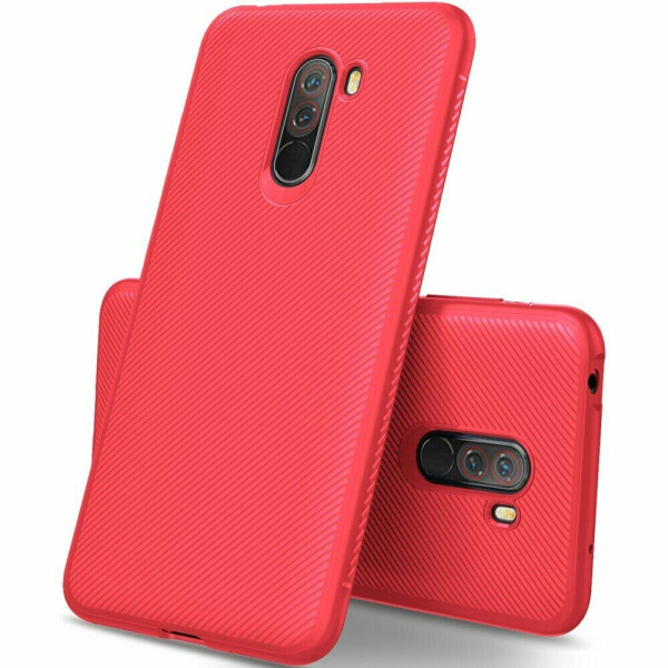 

Защитный чехол UniCase Twill Soft для Xiaomi Poco F1 - Red