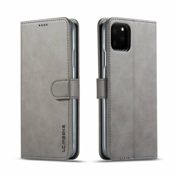 

Чехол LC.IMEEKE Wallet Case для Apple iPhone 11 Pro Max - Grey