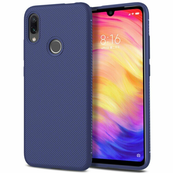 

Защитный чехол UniCase Twill Soft для Xiaomi Redmi Note 7 / Note 7 Pro - Blue