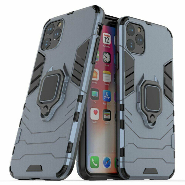 

Защитный чехол Deexe Hybrid Case для Apple iPhone 11 Pro Max - Dark Blue