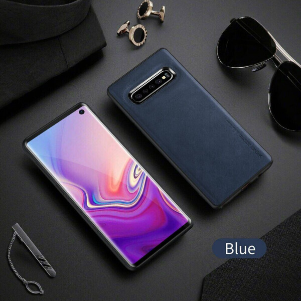 

Защитный чехол X-LEVEL Leather Back Cover для Samsung Galaxy S10 (G973) - Blue