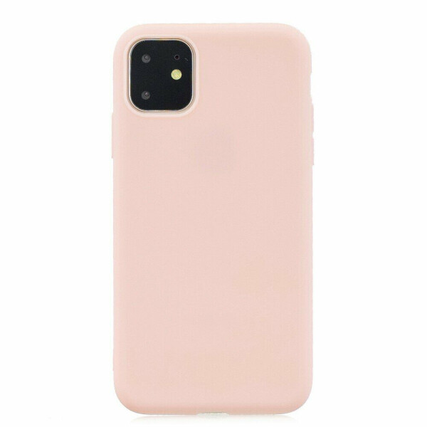 

Силиконовый (TPU) чехол Deexe Matte Case для Apple iPhone 11 Pro Max - Light Pink