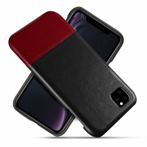 

Защитный чехол KSQ Dual Color для Apple iPhone 11 - Black Wine Red