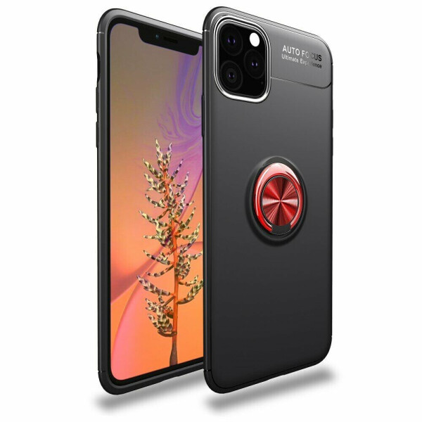 

Защитный чехол UniCase Magnetic Ring для Apple iPhone 11 - Black Red