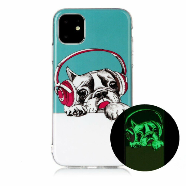 

Силиконовый (TPU) чехол Deexe LumiCase для Apple iPhone 11 - Dog