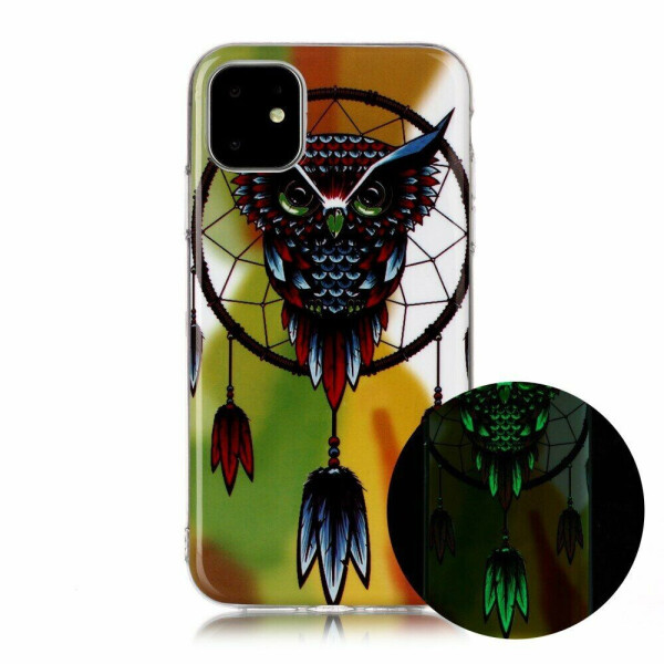 

Силиконовый (TPU) чехол Deexe LumiCase для Apple iPhone 11 - Owl Dream Catcher