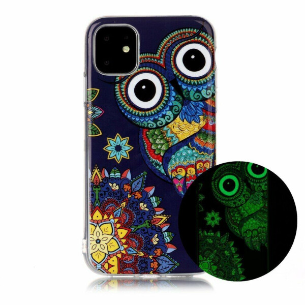 

Силиконовый (TPU) чехол Deexe LumiCase для Apple iPhone 11 - Owl